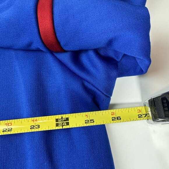 Adidas Kansas Jayhawks Mens 2XL Blue Full Zip Hooded Jacket - Picture 4 of 5